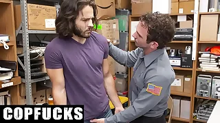 Ripped Officer Rubbed, Fucked plus Slapped Overcharging Twink - Dante Drackis , Greg Mckeon